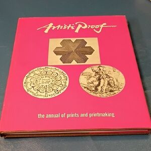 Artists Proof Annual Of Prints And Print Making Pink Coffee Table Book